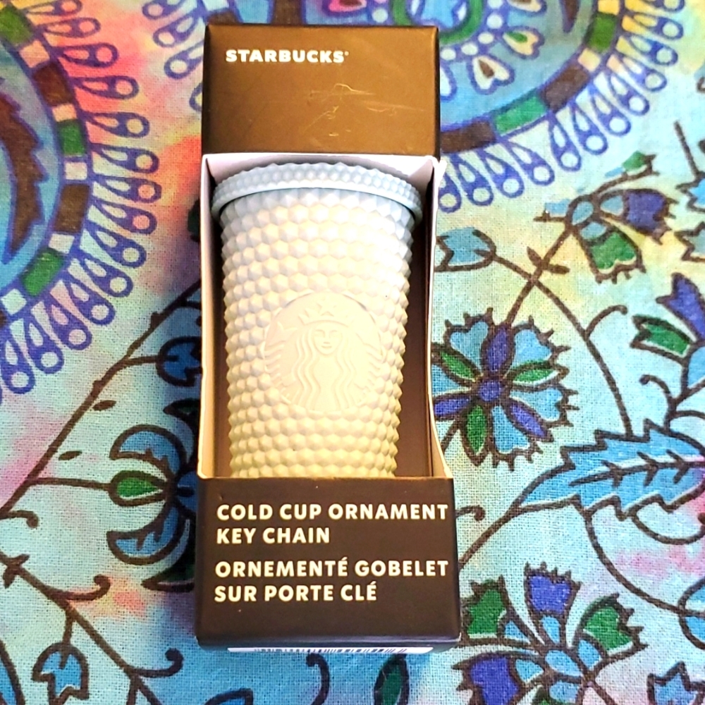 STARBUCKS COLD CUP ORNAMENT/KEY CHAIN